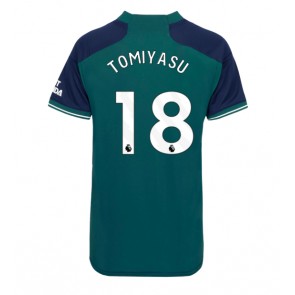 Arsenal Takehiro Tomiyasu #18 Rezervni Dres za Ženska 2023-24 Kratak Rukavima